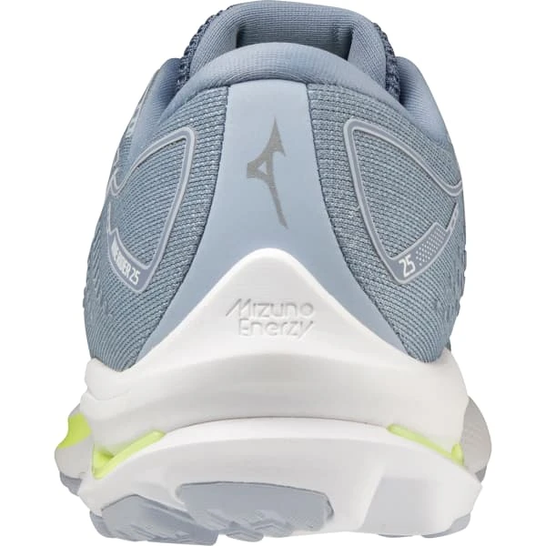 MIZUNO WAVE RIDER 25 W HEATHER/WHITE/NEO LIME 22 6 MIZUNO WAVE RIDER 25 W HEATHER/WHITE/NEO LIME 22 – Image 4