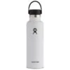HYDROFLASK 21 OZ STANDARD MOUTH FLEX CAP WHITE 22 -Passionné De Plein Air 9 109441 21 oz standard mouth standard flex cap white hfs21sx110 01