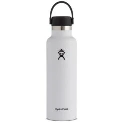 HYDROFLASK 21 OZ STANDARD MOUTH FLEX CAP WHITE 22