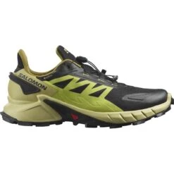 SALOMON SUPERCROSS 4 GORE-TEX BLACK/LEEK GREEN/ACID LIME 22