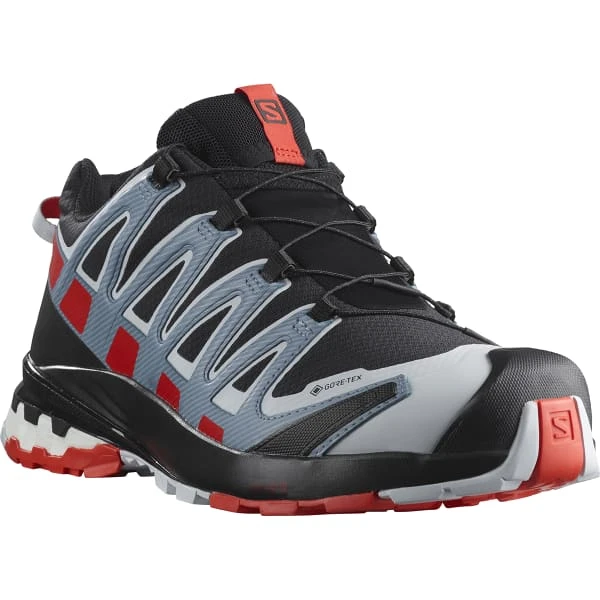 SALOMON XA PRO 3D V8 GORE-TEX BLACK/FIERY RED/FADED DENIM 23 4 SALOMON XA PRO 3D V8 GORE-TEX BLACK/FIERY RED/FADED DENIM 23 – Image 2