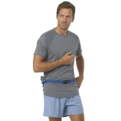 SALOMON ACTIVE BELT WITH BOTTLE SURF THE WEB/BLA 23 -Passionné De Plein Air 9 121468 active belt with bottle surf the web bla lc2013100 03