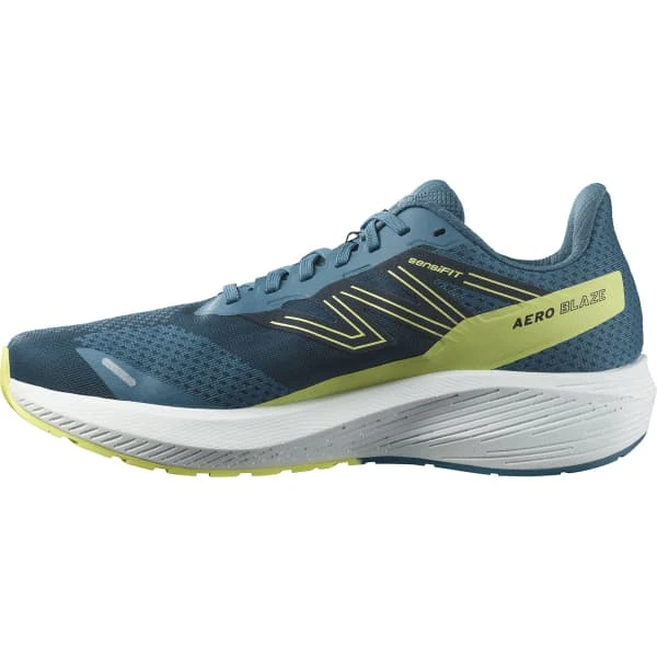 SALOMON AERO BLAZE BLUE ASHES/SUNNY LIME/DARK SAPPHIRE 23 4 SALOMON AERO BLAZE BLUE ASHES/SUNNY LIME/DARK SAPPHIRE 23 – Image 2