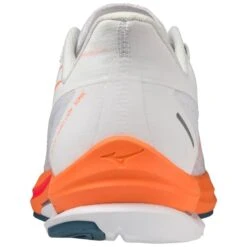 MIZUNO WAVE REBELLION SONIC WHITE/LIGHT ORANGE/BLUE ASHES 23 -Passionné De Plein Air 9 122639 wave rebellion sonic white light orange blue ashes j1gc2330 54 05