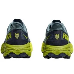 HOKA ONE ONE SPEEDGOAT 5 WIDE STONE BLUE/DARK CITRON 23 -Passionné De Plein Air 9 123929 speedgoat 5 wide stone blue dark citron 1123159 sbdct 06