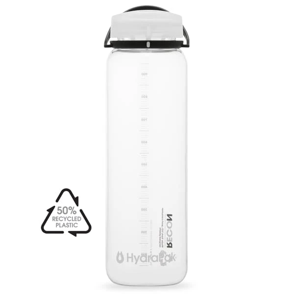 HYDRAPAK BOUTEILLE RECON 1L CLEAR/BLACK/WHITE 23 6 HYDRAPAK BOUTEILLE RECON 1L CLEAR/BLACK/WHITE 23 – Image 4