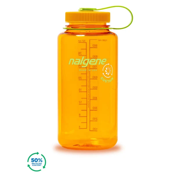 NALGENE BOUTEILLE GRDE OUVERTURE SUSTAIN 1L CLEMENTINE SUS 23 3 NALGENE BOUTEILLE GRDE OUVERTURE SUSTAIN 1L CLEMENTINE SUS 23