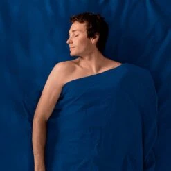 SEA TO SUMMIT COTON TRAVEL LINER RECTANGULAR STANDARD NAVY BLUE 22 -Passionné De Plein Air 9 27395 coton travel liner rectang standard navy DSCLONGZ NB 03