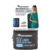 SEA TO SUMMIT SILK STRETCH TRAVEL LINER RECTANGULAR STD GREEN 23 -Passionné De Plein Air 9 56999 silk stretch travel liner rectangular std green dssstan2z gr 01