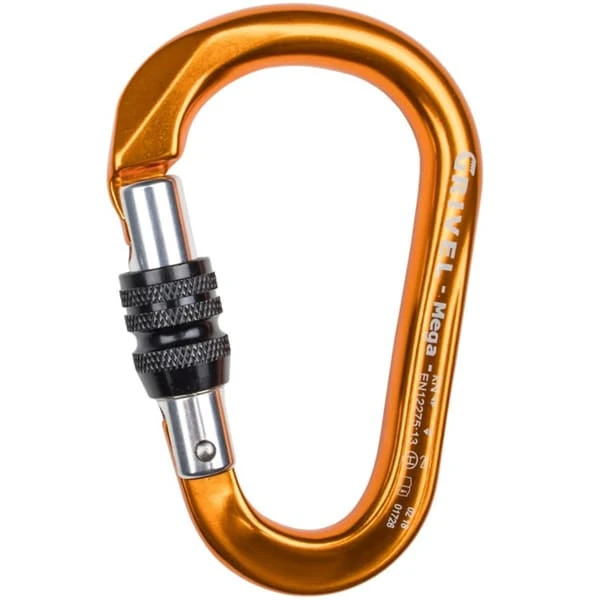 GRIVEL ROCK SAFETY CARABINER K6N MEGA SCREW LOCK 23 3 GRIVEL ROCK SAFETY CARABINER K6N MEGA SCREW LOCK 23