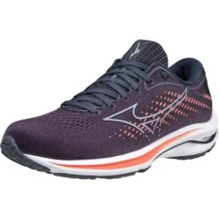 MIZUNO WAVE RIDER 25 W MONTANA GRAPE / APPLE GRAY / LIVING CORAL 21 -Passionné De Plein Air 9 91395 j1gd2103 58 03
