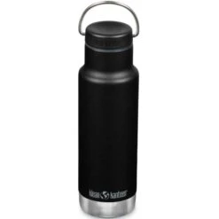KLEAN KANTEEN 12OZ INSULATED CLASSIC NARROW (W/LOOP CAP) BLACK 23