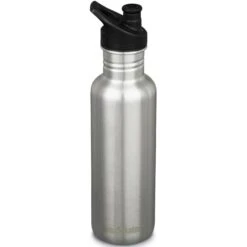 KLEAN KANTEEN 27OZ CLASSIC (W/SPORT CAP) BRUSHED STAINLESS 23