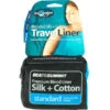 SEA TO SUMMIT SILK COTON TRAVEL LINER RECTANGULAR STANDARD 23 1 SEA TO SUMMIT SILK COTON TRAVEL LINER RECTANGULAR STANDARD 23 -Passionné De Plein Air silk cotton travelliner DSEZPRE 01